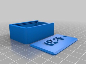 420 caixa recipientes personalizado 3d print model - Mito3D
