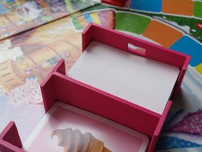 candyland convés de cartão titular brinquedo jogo os acessórios boardgame boardgames tabuleiro candy land cartões do deckbox baralho caixa cartas 3d print model - Mito3D