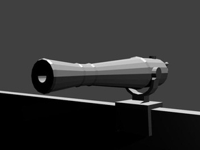 canon rpg barco de vela juguete juego accesorios la proposición mar fantasma mar-fantasma 3d print model - Mito3D