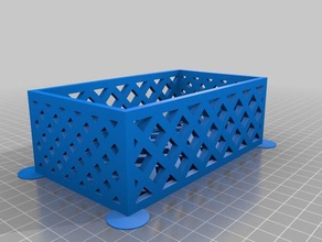 140x80 5 paramétrique conteneur les conteneurs personnalisé 3d print model - Mito3D