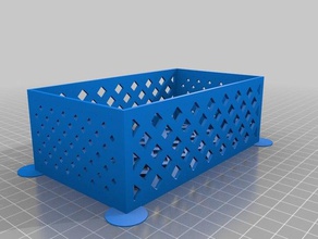 140x80 2 10 parametric container containers customized 3d print model - Mito3D