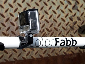 gopro soporte para bicicleta de la cámara monte xt-cf20 3d print model - Mito3D