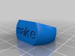 make ring rings customized 3d print model - Mito3D