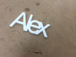 alex 3d l'impression 3d print model - Mito3D