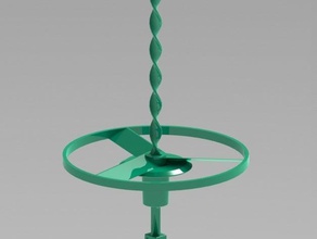 disco volador mecánica juguetes 3d print model - Mito3D