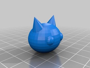 kitten lego head toy game accessories 3d print model - Mito3D