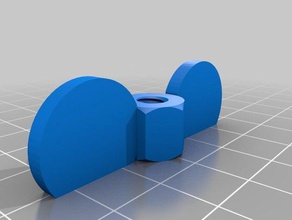 tuerca de mariposa partes personalizado 3d print model - Mito3D