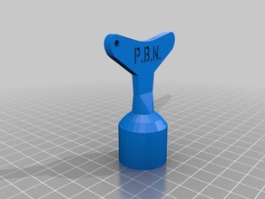 17mm hex rc wrench keyring vehicles 3d print model - Mito3D