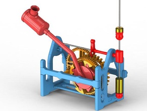 metrônomo motor mecânico brinquedos escape mudanças pedulum steampunk vitoriano as coisas 3d print model - Mito3D