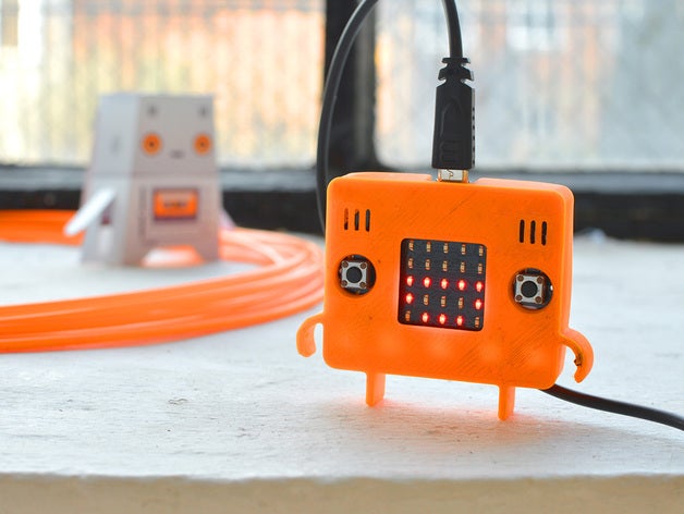 microbot oyuncak oyun aksesuarlar adorabot bbc microbit 3D print model - Mito3D