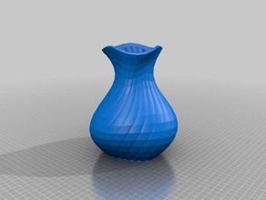 o vaso de flor 3d impressão 3d print model - Mito3D