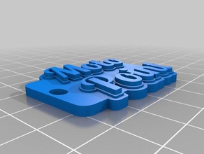 moto noktası Anahtarlık özelleştirilmiş 3d print model - Mito3D