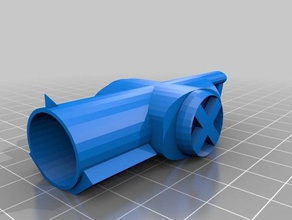 bolso de mão canhão laser 3d impressão 3d print model - Mito3D