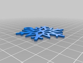 snowfake ahahah diğer özelleştirilmiş 3d print model - Mito3D