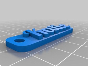 katie chaveiro chaveiros personalizado 3d print model - Mito3D