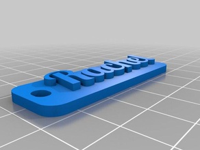 rachel chaveiro chaveiros personalizado 3d print model - Mito3D