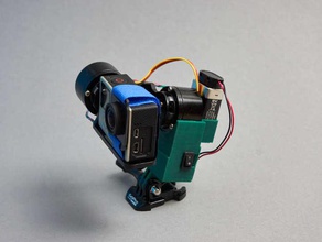 mountable gopro gimbal camera 3d print model - Mito3D