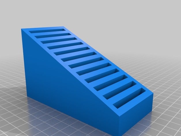 12 slot compact flash holder other customized 3D print model - Mito3D