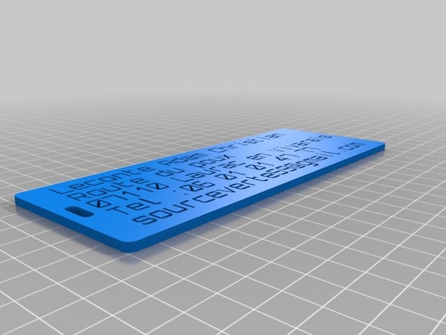 meu personalizados personalizador versão de bagagem rótulo v2 organização 3D print model - Mito3D