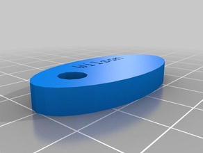 my customized roomnumber keychain 02 other 3d print model - Mito3D