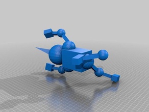 robot man toys games 3d print model - Mito3D