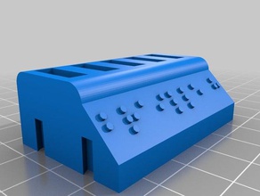 braille 8 organization customized 3d print model - Mito3D