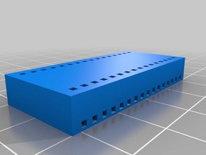 arduino micro pin terminator de l'électronique personnalisé 3d print model - Mito3D