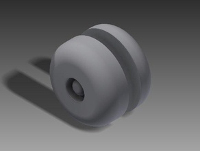 cinturón de seguridad botón la automoción clip rivit smiley 3d print model - Mito3D
