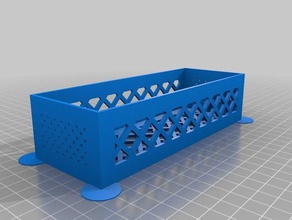 160x60x40 parametric container containers customized 3d print model - Mito3D