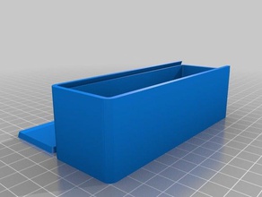 mon paramétrique personnalisé boîte à couvercle coulissant outil de les titulaires boîtes 3d print model - Mito3D