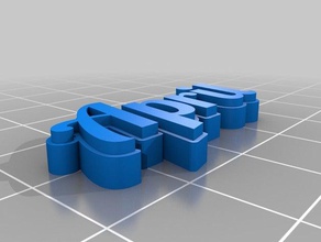 Nisan Anahtarlık özelleştirilmiş 3d print model - Mito3D