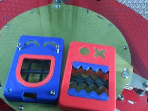 accessory lips adafruit raspberry pi face case electronics 3d print model - Mito3D