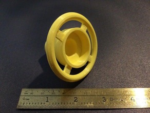 volante playskool smontare in legno per auto giocattolo gioco accessori 3d print model - Mito3D
