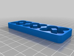 özelleştirilmiş pil tepsi organizasyon 3d print model - Mito3D