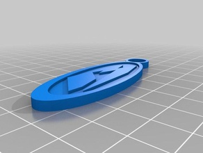 beta corrida de chaveiro 3d impressão 3d print model - Mito3D