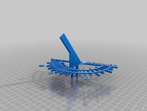 my customized sand sundial easy accurate 3d printing 3d print model - Mito3D