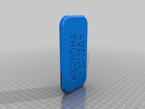 ipod 5th gen case war thunder logo back 3d printing 3d print model - Mito3D