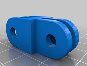 short gopro extension straight camera customized 3d print model - Mito3D