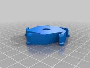 mon personnalisés bobine hub adaptateur 52mm 8mm 3d de l'imprimante pièces 3d print model - Mito3D