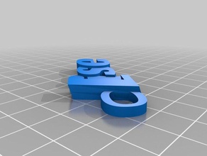 lise Anahtarlık organizasyon özelleştirilmiş 3d print model - Mito3D