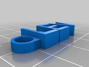 lev keychain organization customized 3d print model - Mito3D