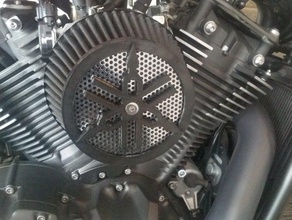yamaha Luftfilter Abdeckung automotive Motorrad stryker yamaha-logo 3d print model - Mito3D