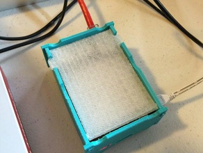 vollständig geschlossene Obere Abdeckung raspberry pi 2 box - Elektronik raspberrypi2 bplus case 3d print model - Mito3D