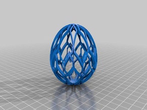 il mio personalizzato di pasqua artistiche uova sculture 3d print model - Mito3D