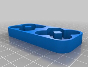 özel doubledbattery tepsi organizasyon 3d print model - Mito3D