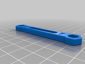mi personalizados llave hexagonal de 2 tamaños openscad ringschl&uumlssel 7 mm 12 mano herramientas 3d print model - Mito3D