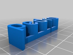 led sculture personalizzato 3d print model - Mito3D