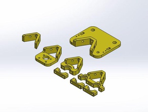 e3d 2x tevo tarantula modüler araç temel yazıcı parçaları 3d print model - Mito3D