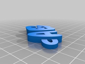 aeg keyring organization customized 3d print model - Mito3D