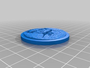 constantine coin cross art 3d print model - Mito3D